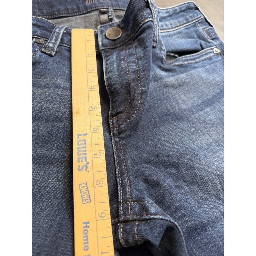 Kut From The Kloth Straight Leg Jeans Womens 8L Dark Wash Stretch - Picture 7 of 10